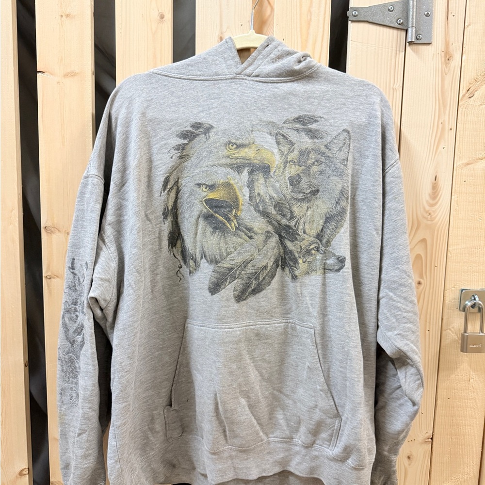 Wolf and eagle sweatshirt